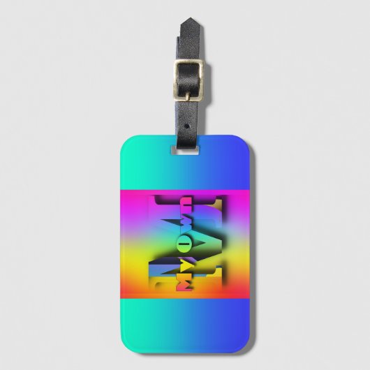 Meine eigene gepäckanhänger (Vorderseite Vertikal)