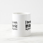 Meine eigene kleine Welt Kaffeetasse (Mittel)