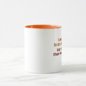 Meine eigene kleine Welt Tasse (Zentrum)