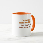 Meine eigene kleine Welt Tasse (VorderseiteRechts)