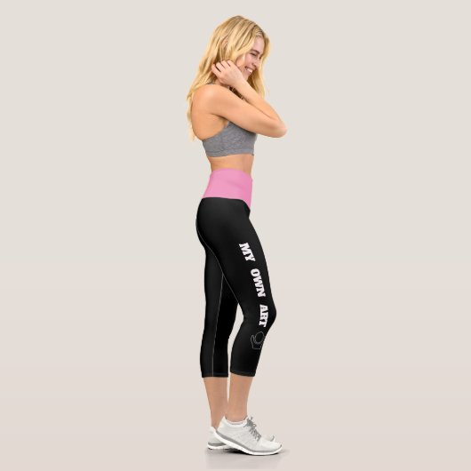 Meine eigene Kunst Capri Leggings (Rechts)