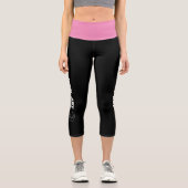 Meine eigene Kunst Capri Leggings (Vorderseite)