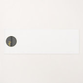 MEINE EIGENE LOGO-GESCHÄFTSGESELLSCHAFT MIT WHITE YOGAMATTE (Vorderseite (Horizontal))