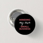 Meine eigenen kleinen Unternehmen Button (Vorne & Hinten)