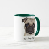 Meine eingebildete Mops-Tasse Tasse (VorderseiteRechts)