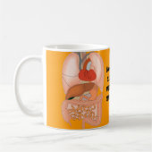 Meine Eingeweide, verdauungsfördernde Organe Kaffeetasse (Links)