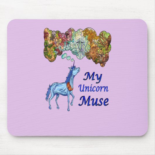 Meine Einhorn-Maus Mousepad (Vorne)