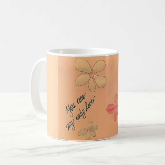 meine einzige Liebe Tasse (Vorderseite Links)
