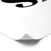 Meine einzige Zeit ist für jedermanns Sicherheit Poster (Ecke)