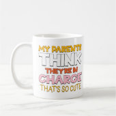 Meine Eltern denken, sie sind so Niedlich Kaffeetasse (Links)