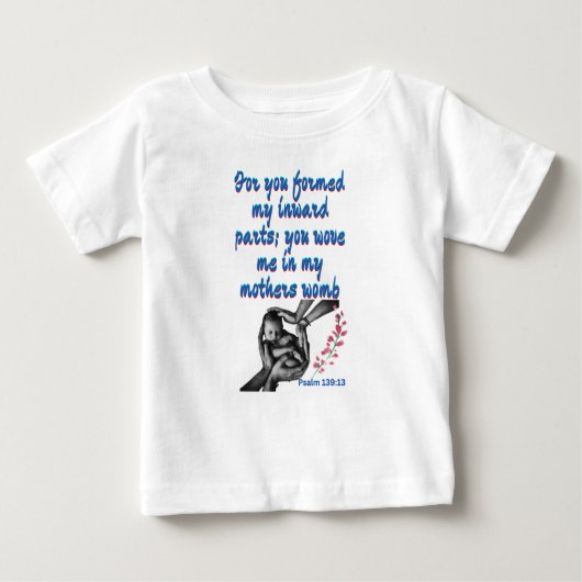 Meine Eltern Hände Baby T-shirt (Vorderseite)