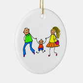 Meine Eltern Keramikornament (Rechts)