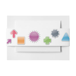 MEINE ELTERN SIND LAME Einladung Umschlag Bauch Ba Einladungsbanderole