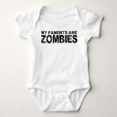 Meine Eltern sind Zombies Baby Strampler (Vorderseite)