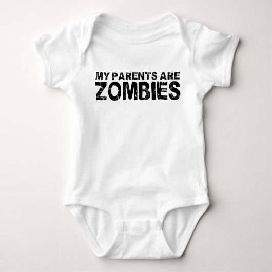 Meine Eltern sind Zombies Baby Strampler (Vorderseite)