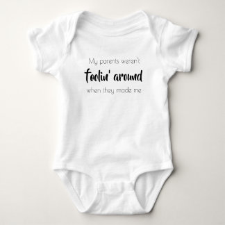 Meine Eltern waren nicht foolin um IVF Bodysuit Baby Strampler