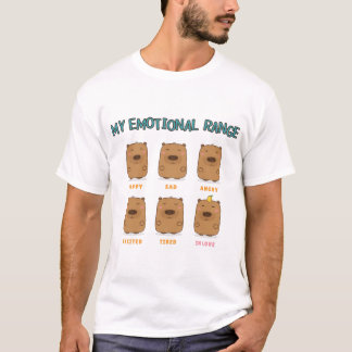 Meine emotionale Bandbreite Lustige Capybara-Gesic T-Shirt