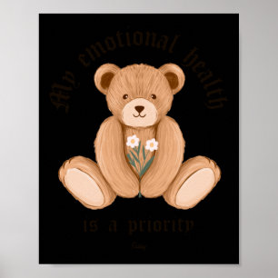 Meine emotionale Gesundheit ist heute ein Vintager Poster