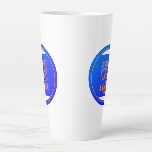 Meine emotionale Unterstützung Kaffee Milchtasse (Vorderseite)