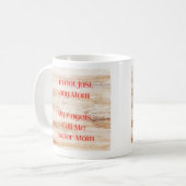 Meine Engel nennen mich Supermutter Kaffeetasse (Vorderseite Links)