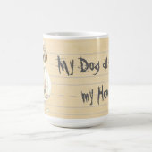 Meine Englische Setter Ate meine Hausaufgaben Kaffeetasse (Mittel)