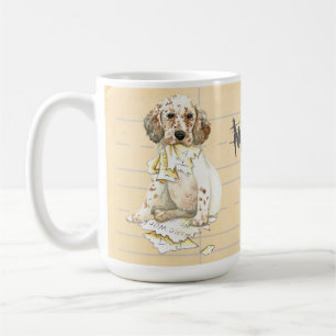 Meine Englische Setter Ate meine Hausaufgaben Kaffeetasse