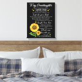 Meine Enkelin Leinwanddruck (Insitu (Schlafzimmer))