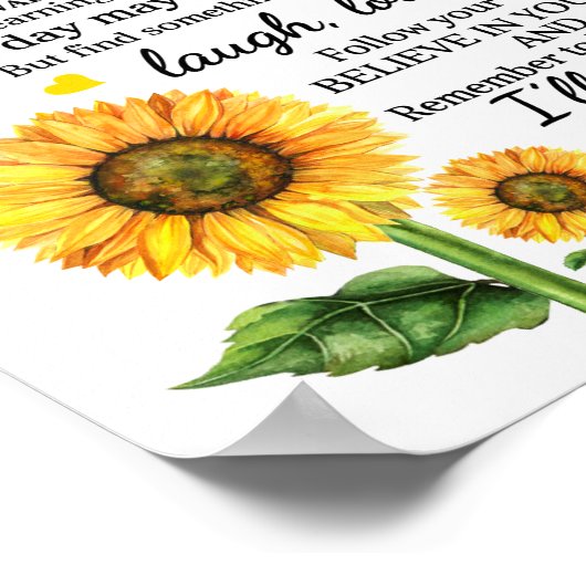 Meine Enkelin Poster (Ecke)