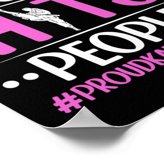 Meine Enkelin trifft Leute Proud Karate Granny G Poster (Ecke)