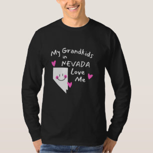 Meine Enkelkinder in Nevada Liebe Me Hearts T-Shirt