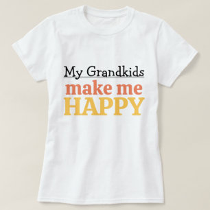 Meine Enkelkinder machen mich glücklich Zitat Oma T-Shirt