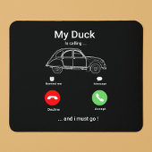 Meine Ente ruft | Funny 2CV Oldtimer Smartphone Mousepad