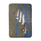 Meine Enten in einer Reihe bekommen: Vier Büfetts Badematte (Vorderseite Vertikal)