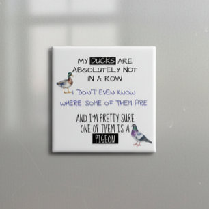 Meine Enten sind nicht in einer Reihe Button