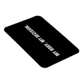 Meine Entscheidung Schwarz-weiße Abtreibungsrechte Magnet (Rechte Seite)