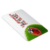 "Meine Entschlossenheit" Motivation Affirmation fl Magnet (Rechte Seite)