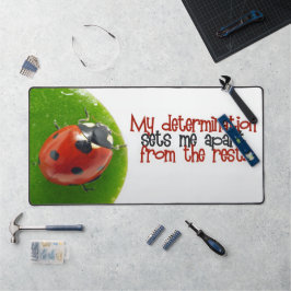 "Meine Entschlossenheit" Motivation Affirmation Schreibtischunterlage