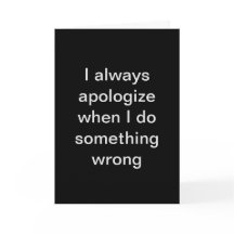 Meine Entschuldigung