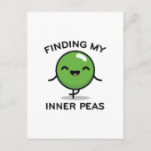 Meine Erbse finden Postkarte (Vorderseite)