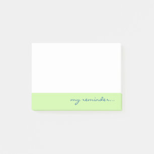 Meine Erinnerung grüne Umrandung Post-it Klebezettel