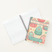 Meine Erinnerungen individuelle Name Rucksäcke Spi Notizblock (Innenseite)