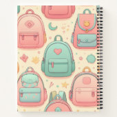 Meine Erinnerungen individuelle Name Rucksäcke Spi Notizblock (Rückseite)