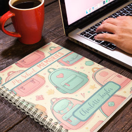 Meine Erinnerungen individuelle Name Rucksäcke Spi Notizblock