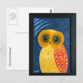 Meine erste Augenfarbe Postkarte (Vorne/Hinten)
