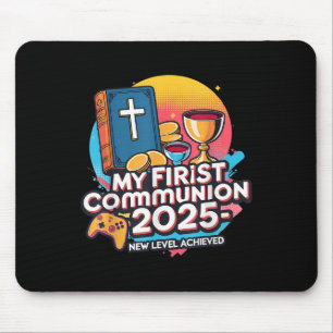 Meine erste Erstkommunion 2025 Videospiel-Controll Mousepad