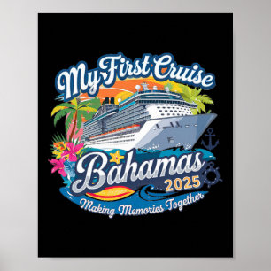 Meine erste Fahrt auf den Bahamas 2025 Niedliche e Poster