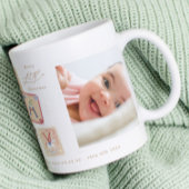 Meine erste frohe Weihnachten zwei Foto Baby Birth Kaffeetasse