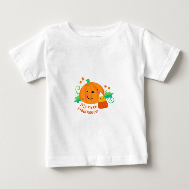 MEINE ERSTE HALLOWEEN BABY T-SHIRT (Vorderseite)