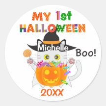 Meine erste Halloween-Geisterkatze