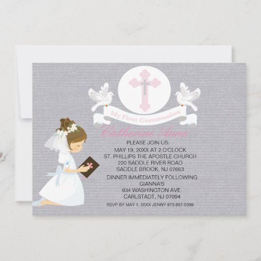 Meine erste heilige einladung (Vorderseite)